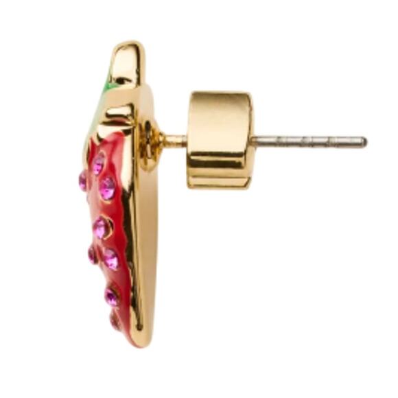 NEW kate spade new york x Target Novelty Earrings Champagne, Fries, Strawberries - Picture 3 of 5